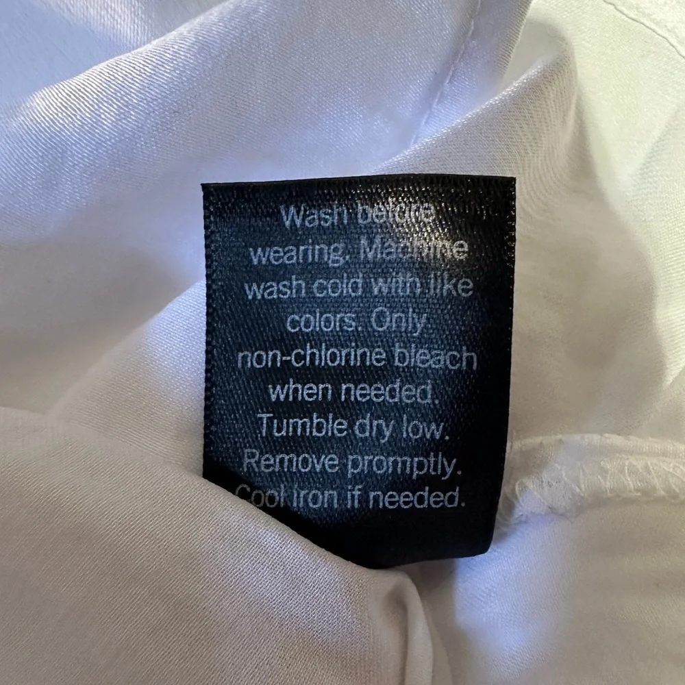 NWT women’s Simply Vera Vera Wang roll tab sleeve blouse SZ Large - Picture 5 of 5